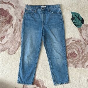 Madewell Blue Classic Straight Leg Jeans